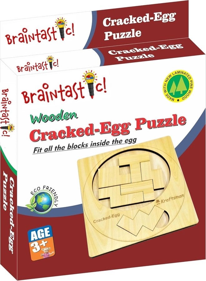 Braintastic لعبة ألغاز خشبية من براينتاستيك مناسبة لجميع الأعمار، لعبة لوحية للسفر، تعليمية وإبداعية، ألعاب تنمية الذكاء، عبوة من 24 قطعة (3×8، اصنعها بنفسك) كهدايا تذكارية لأعياد الميلاد، عبوة حفلات مع حقيبة سفر - Image 4